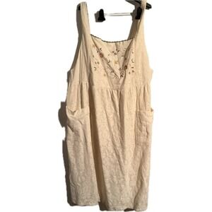 April Cornell Modern Prairie Apron Plus size W1 Lagacy Lace Cottagecore Boho NWT